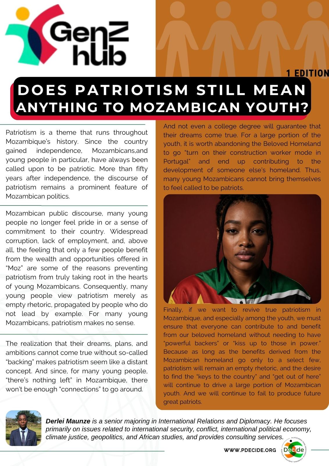 What does Gen Z think about Mozambique?